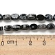 Naturschneeflocke Obsidian Perlen Stränge G-M420-H11-03-5