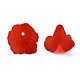 Transparent Acrylic Bead Caps PL551-C12-2