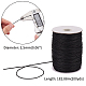 PandaHall 200 Yards 1.5mm Waxed Cotton Cord Thread Beading String for Bracelet Necklace Jewelry Making and Macrame Supplies YC-PH0002-27-1.5-332A-5
