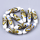 Chapelets de perles vernissées manuelles LAMP-T007-01C-2