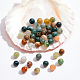 Nbeads fili di perline di agata indiana naturale G-NB0004-54-4