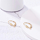 BENECREAT 2 PCS 14K Gold Filled Lever Back Earring Hooks Findings Leverback Shell Earrings for DIY Jewelry Making - 17x11mm KK-BC0003-42G-4
