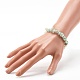 Bracelets extensibles en perles d'amazonite naturelles pour enfants BJEW-JB06388-01-3