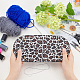 Bolsas de crochet de tejido de cuero almohadilla moldeadora de fondo de uñas DIY-WH0199-47-3