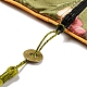 Sacchetti con cerniera per riporre gioielli in tessuto floreale in stile cinese AJEW-D063-01C-4