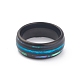 Ion Plating(IP) 304 Stainless Steel Paua Shell Cuff Ring for Women RJEW-M014-01B-C-2