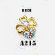 Cabochons Diamante de imitación de la aleación MRMJ-Q029-021D-1