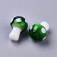Champignon perles artisanales au chalumeau X-LAMP-R116-19-2