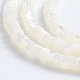 Fili di perle di conchiglia trochid naturale / trochus X-SSHEL-L016-13A-2