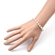 Natürliche kultivierte Süßwasserperlen Perlen Armbänder BJEW-JB05491-05-6