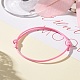 Création de bracelets en corde de polyester ciré coréen AJEW-JB00011-06-4