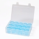Contenants de perles en plastique CON-L022-08-1