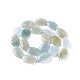 Chapelets de perles en aigue-marine naturelle G-F645-08-1