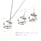 Zinc Alloy Anchor Jewelry Sets SJEW-BB16593-8