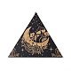 Triangolo rustico boho decorazioni da parete in legno AJEW-L091-B04-1