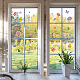 Autocollants décoratifs colorés de fenêtre d'oeuf de pâques de pvc DIY-WH0349-108-5