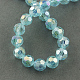 Electroplate Glass Beads Strands EGLA-R016-10mm-M-2