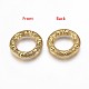 Vintage Linking Rings in Ancient Look X-TIBE-17088-AG-RS-1