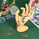 PH PandaHall Orange Hand Jewelry Holder RDIS-WH0009-013C-3