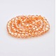 AB Color Plated Faceted Rondelle Electroplate Glass Beads Strands GLAA-A024D-AB09-2