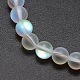 Chapelets de perles en pierre de lune synthétique X-G-F142-8mm-01-3