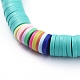 Handgemachte Polymer Clay heishi Perlen Stretch Armbänder BJEW-JB05087-04-2