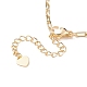 2pcs 2 style en laiton cadenas et clé pendentif collier ensemble NJEW-JN04060-4