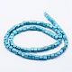 Synthetic Turquoise Beads Strands G-K260-08I-2