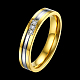 Regali di san valentino anelli per coppia in acciaio al titanio con zirconi cubici per donna RJEW-BB16382-6G-2