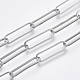 304 Stainless Steel Paperclip Chains CHS-T003-02-4