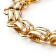 Unisex Brass Link Chain Bracelets BJEW-JB06307-4