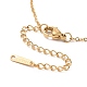 Placage ionique (ip) 304 collier pendentif papillon 3d en acier inoxydable pour femme NJEW-A004-27G-4