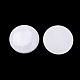 樹脂カボション  天然石風  半円/ドーム  ホワイト  25x6mm RESI-T039-049-2