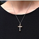 Stainless Steel Cross Pendant Necklaces TQ9204-1-4