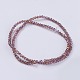 Glass Beads Strands GLAA-F077-3