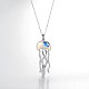 925 подвесные стерлингового серебра ожерелья SWARJ-BB34034-2