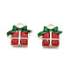 Noël pendentifs émail en alliage X-ENAM-Q442-58-2