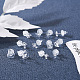 Boutigem 60 Sets 6 Style Crown & Cross & Swan & Vortex Ohrstecker aus transparentem Harz für Damen EJEW-BG0001-02-6