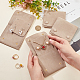 Lint Cloth Jewelry Gift Pouches with Snap Fastener ABAG-WH0045-08A-3