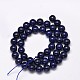 Dyed Natural Lapis Lazuli Round Beads Strands G-M169-10mm-05-2