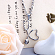 SHEGRACE Stainless Steel Pendant Necklaces JN073A-X-4