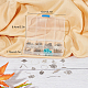 Sunnyclue diy lotus yoga boucles d'oreilles pendantes kits de fabrication DIY-SC0019-71-7