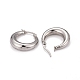 Ring 304 Stainless Steel Hoop Earrings EJEW-O032-13P-2