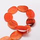 Dyed Natural Agate Oval Beads Strands G-E329-17B-2