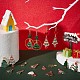 Sunnyclue 1 caja 52 piezas encantos de árbol de Navidad encanto de esmalte verde árboles de Navidad de invierno encantos de rhinestone nieve surtido lindos encantos de Navidad para hacer joyas encanto diy collar pendientes pulseras artesanales ENAM-SC0003-56-4