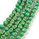 Chapelets de perle en turquoise synthétique teinte G-M145-18-1