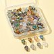 80 pièces 8 couleurs galvanoplastie perles de verre EGLA-FS0001-29-5
