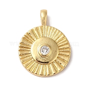 Подвески из латуни и кубического циркония KK-L216-060G