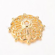 Безлепестковый латунный колпачок KK-O096-21G