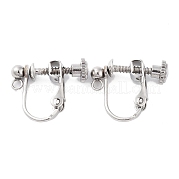 Фурнитура для сережек-клипс из нержавеющей стали 316 STAS-K274-09P